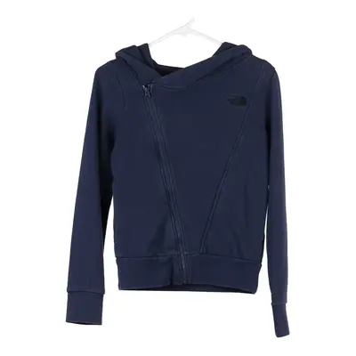 The North Face Hoodie - XS Navy Cotton Blend
