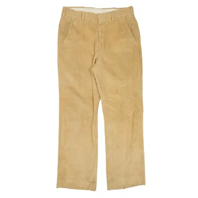 JOS. A. BANK. Corduroy Trousers Beige Relaxed Straight Womens W32 L30