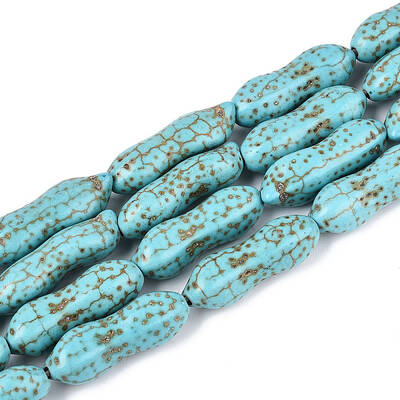 Synthetic Turquoise Beads Strands