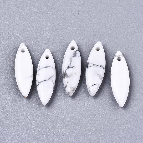 Natural Howlite Pendants