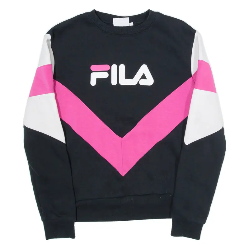FILA Womens Sweatshirt Black XS