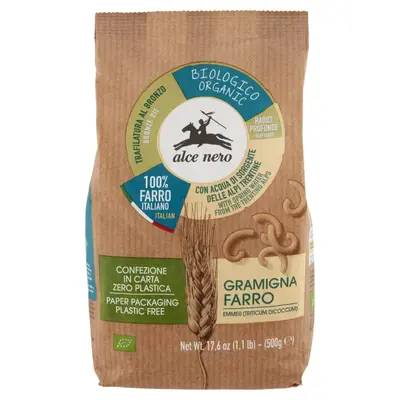 Alce nero spa Spelt Pasta Gramigna Alce Nero 500g