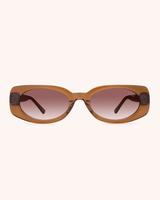 BOOKED - oval lenses and a rounded rectangular frame