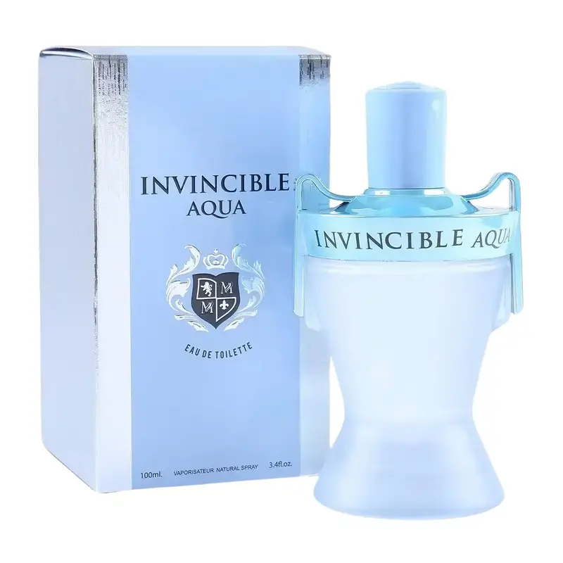 Invincible Aqua Eau De Toilette Natural Spray Cologne for Men 100ml/3.4fl.oz. - Fragrance for Men