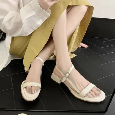 CHIKO Marie Michell Open Toe Block Heels Heeled Sandals
