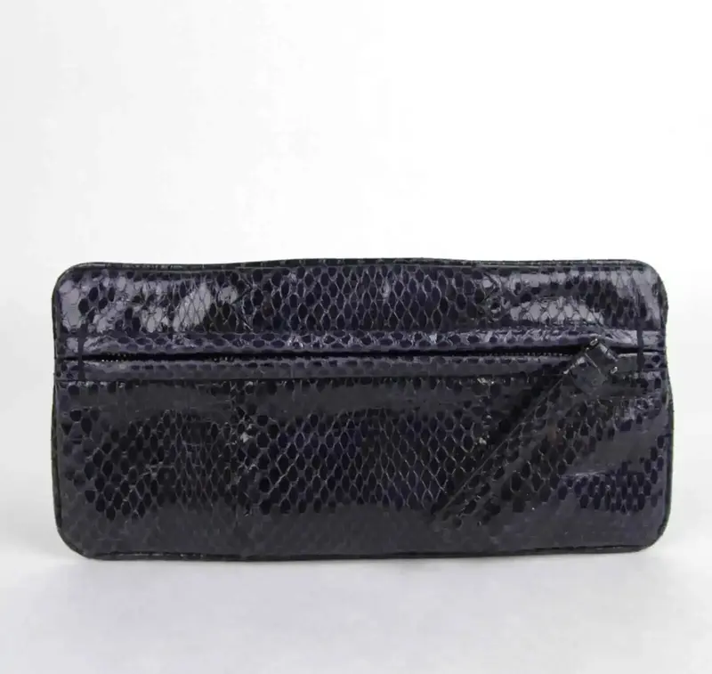 Pre-owned Bottega Veneta python skin clutches & wristlets Evening Bag
