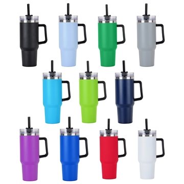25 Custom Maxim 40 oz Vacuum Insulated Stainless Steel Mug - 6Hr ...