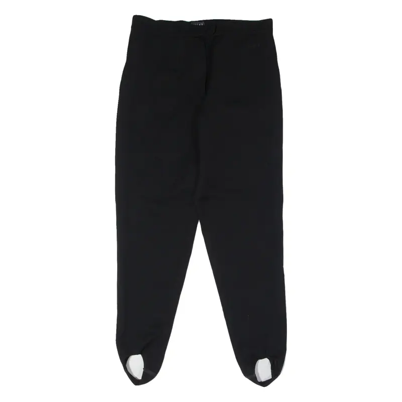 SILVY SPORT Equestrian Womens Trousers Black Tapered 90s Wool W34 L30