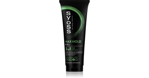 Syoss gel massima tenuta per capelli fissante forte 250 ml