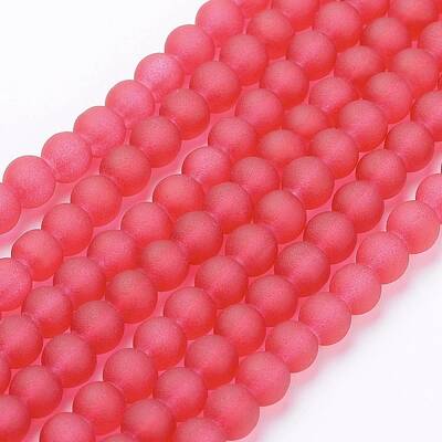 Transparent Glass Bead Strands