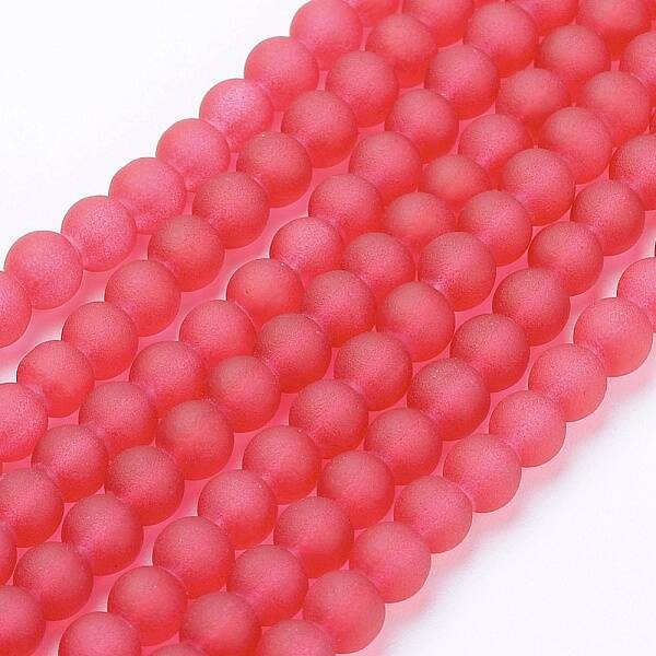 Transparent Glass Bead Strands