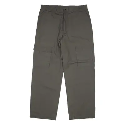 BLACK AND BROWN Mens Track Pants Green Straight XL W26 L32