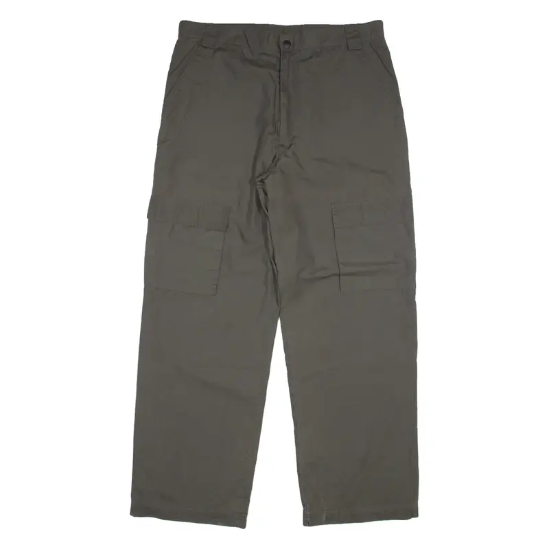 BLACK AND BROWN Mens Track Pants Green Straight XL W26 L32