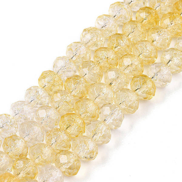Transparent Glass Beads Strands