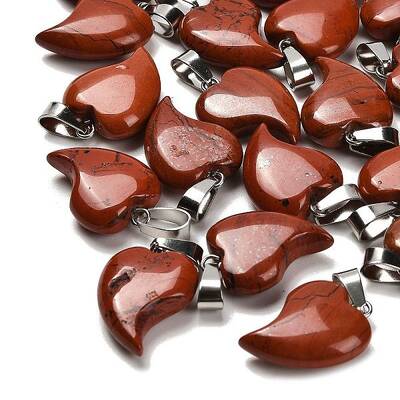 Natural Red Jasper Pendants