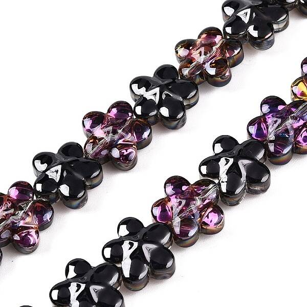 Electroplate Glass Beads Strands