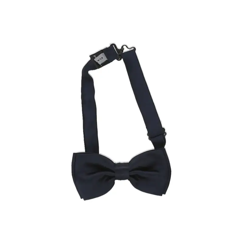Vintage Unbranded Bow Tie - No Size Blue Cotton