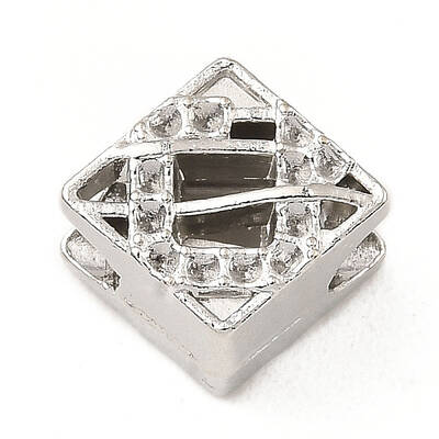 Alloy European Bead Rhinestone Settings