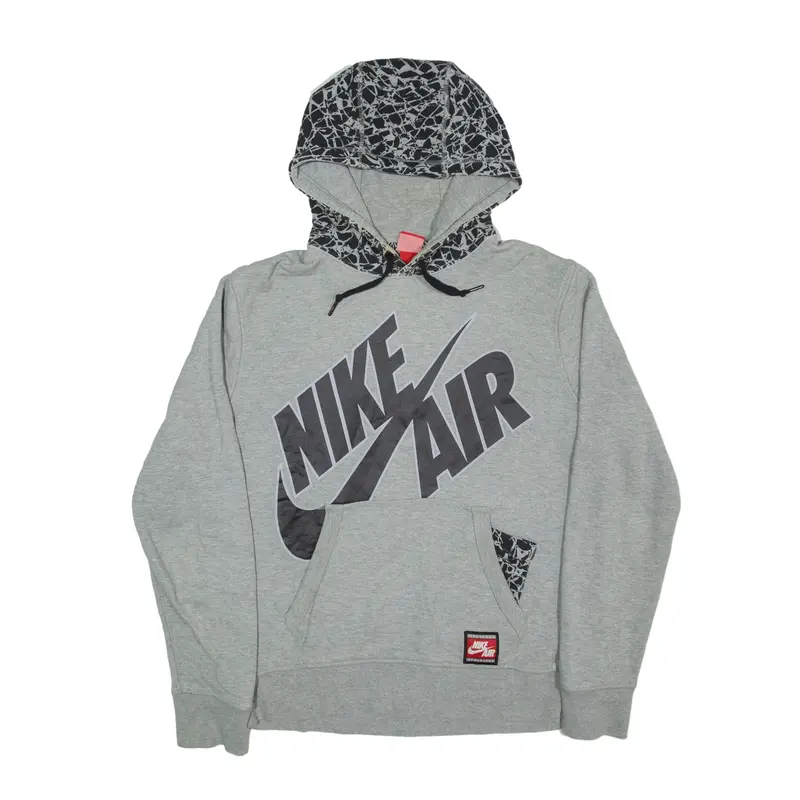NIKE Air Hoodie Grey Pullover Womens XL