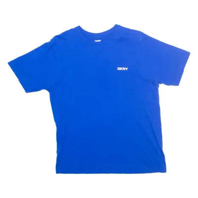 DKNY Mens T-Shirt Blue M