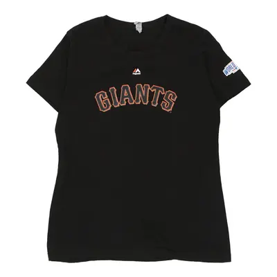 San Francisco Giants Next Level Apparel MLB T-Shirt - XL Black Cotton