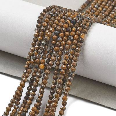 Natural Tiger Iron Beads Strands
