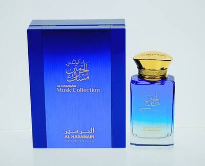 Al Haramain Musk Collection Cologne for Men - Eau de Parfum Spray 3.3 oz