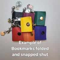 Tiny Book Key Chain - foldable bookmark