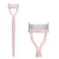 Portable Eyelash Comb, Xmas Foldable Semi-arc Steel Needle Eyelash Comb, Beauty Makeup Tool For Women Girls, Valentine's Day ...