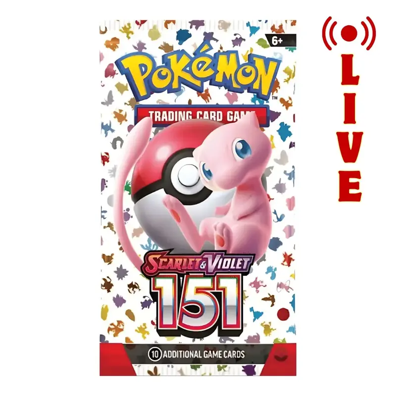 Pokémon TCG: Scarlet & Violet—151 Booster Pack (Opened LIVE)