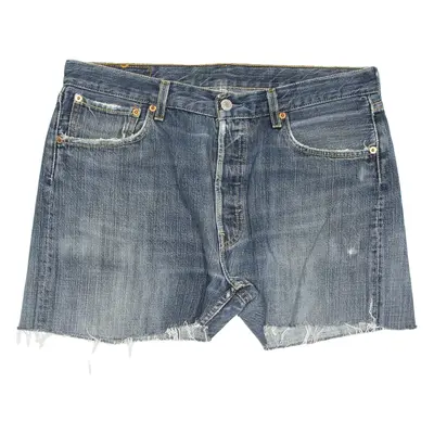 LEVI'S Womens Denim Shorts Blue L W34