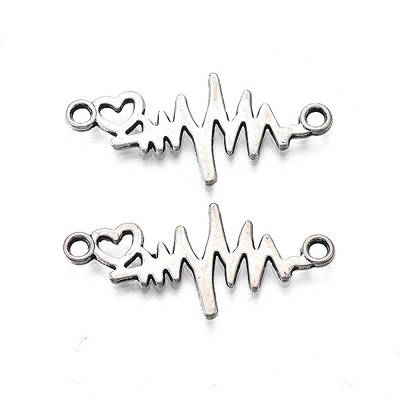 Tibetan Style Alloy Connector Charms