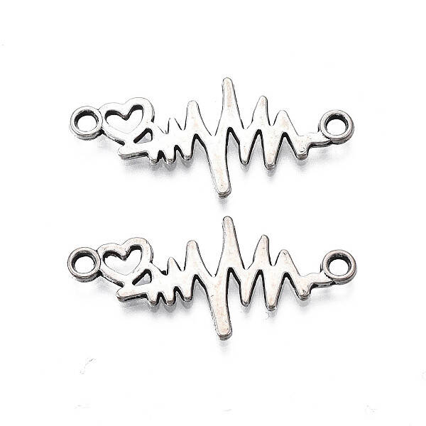 Tibetan Style Alloy Connector Charms