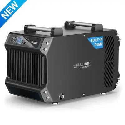 AlorAir 180 PPD Crawlspace Dehumidifiers Size for 2,300 Sq.Ft,with Pump and Drain Hose | Galaxy 85P