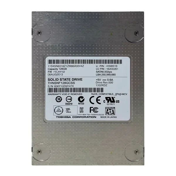 45N8318 Lenovo 128GB Multi-Level Cell SATA 6Gb/s 2.5-Inch Solid State Drive