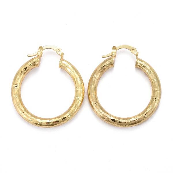 Brass Hoop Earring