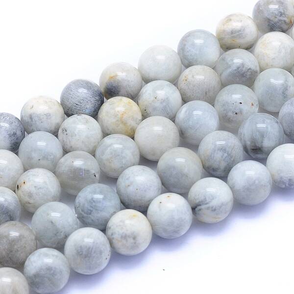 Natural Grey Moonstone Beads Strands