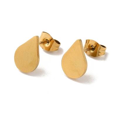 PVD Vacuum Plating 304 Stainless Steel Stud Earrings