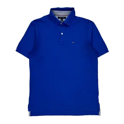 Tommy Hilfiger Polo Shirt - Medium Blue Cotton