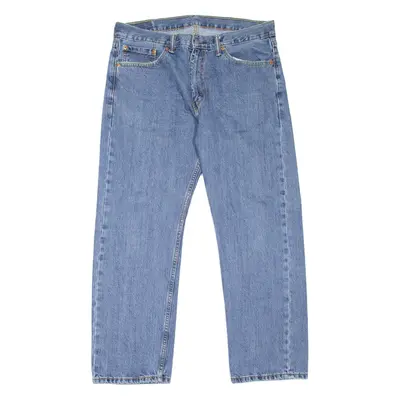 LEVI'S 505 Jeans Mens Blue Regular Straight W36 L30