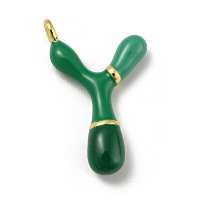 Brass Enamel Pendants