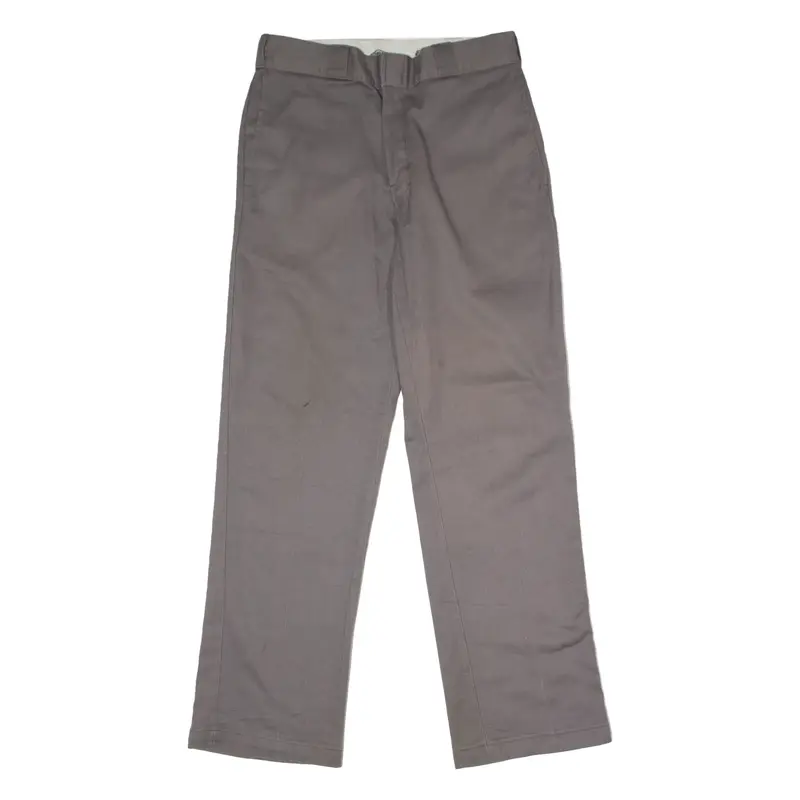 DICKIES 874 Flex Workwear Mens Twill Trousers Grey Regular Straight W32 L32