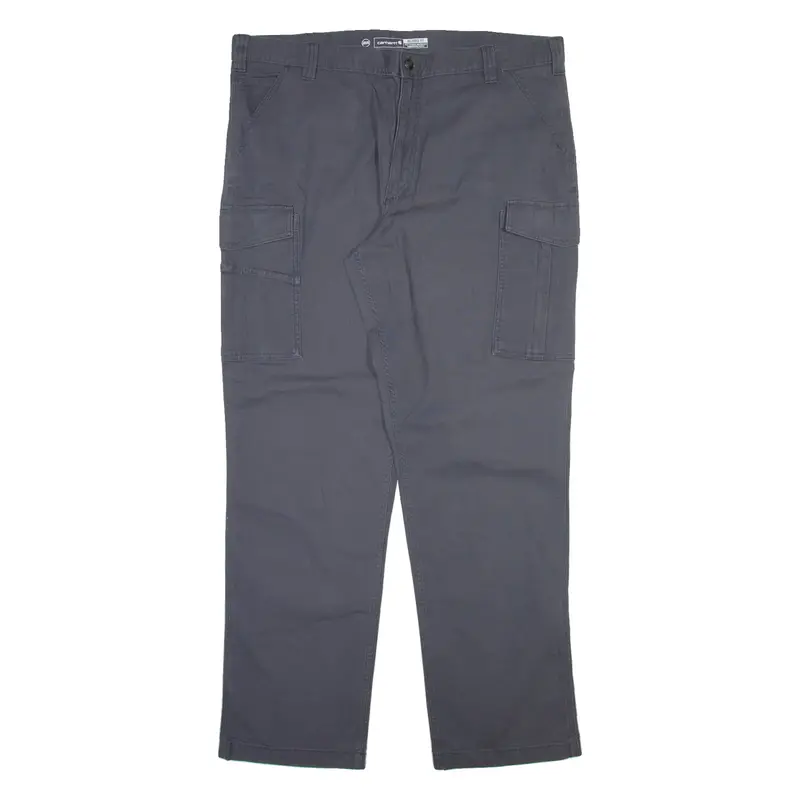 CARHARTT Cargo Mens Trousers Grey Relaxed Straight W42 L34