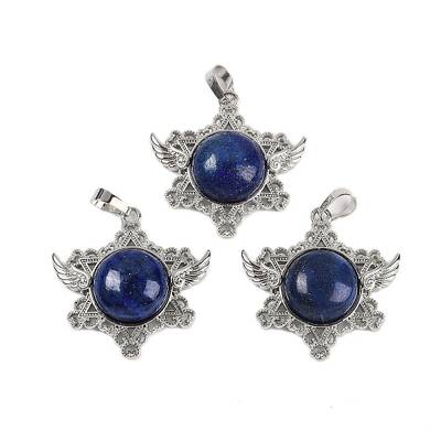Dyed Natural Lapis Lazuli Pendants