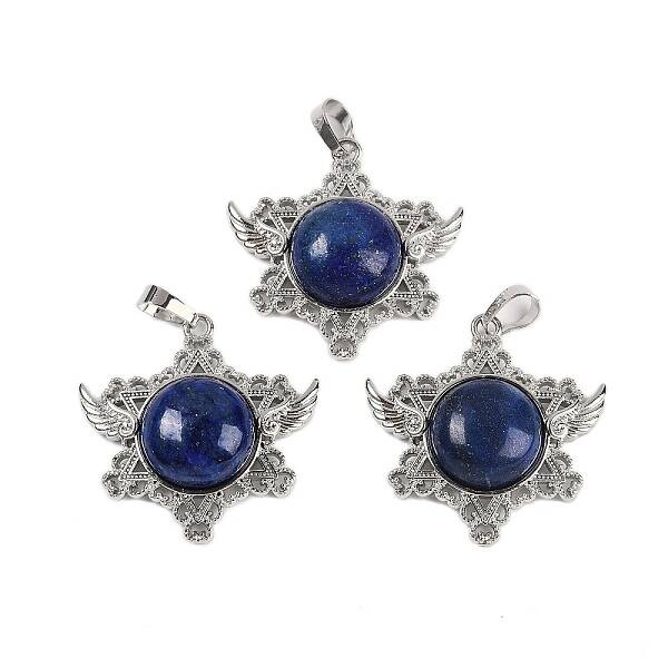Dyed Natural Lapis Lazuli Pendants