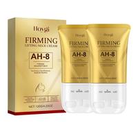 HOYGI AH-8 Neck Firming Cream - Anti-Aging Lotion for Crepey Skin with Massage Roller, Moisturizing & Tightening for Women/Me...