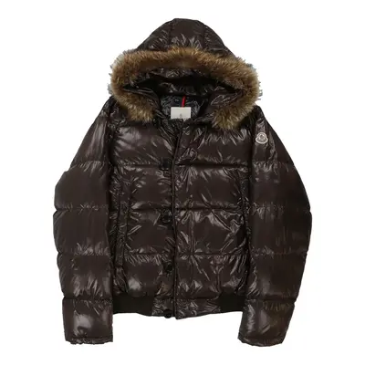 Moncler Puffer - 2XL Brown Polyamide | Size: xx-large