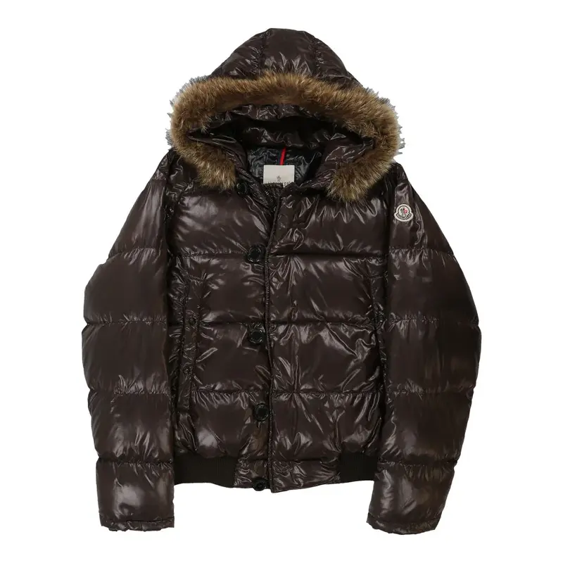 Moncler Puffer - 2XL Brown Polyamide | Size: xx-large