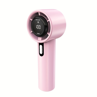 Handheld Fan [100-Speed Turbo Wind Pro],5000mAh Portable Rechargeable Fan with LED Display, Powerful Motor, Summer Essentials...