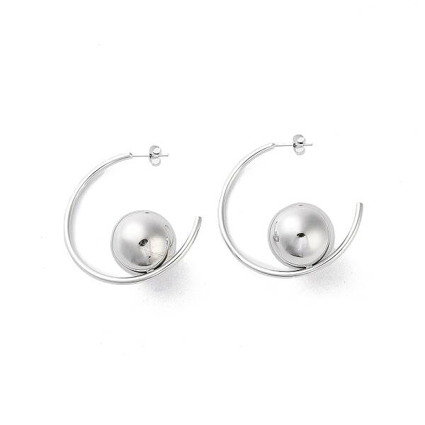 Non-Tarnish 304 Stainless Steel Stud Earrings